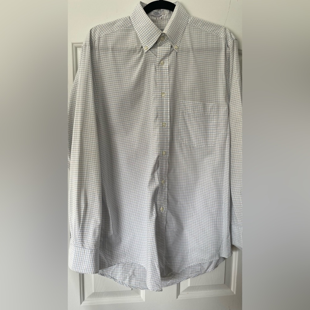 Men's Gray Checkered Shirt